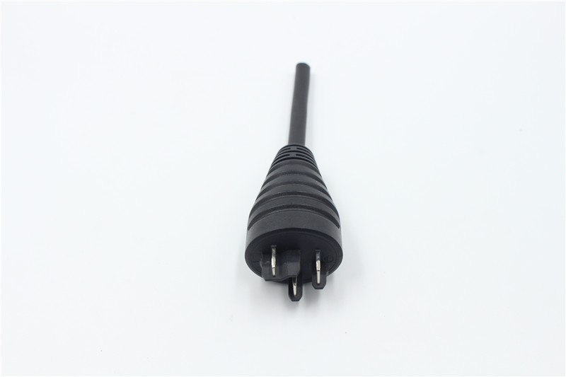 European 3-point plug cable European standard power cable triangle plug