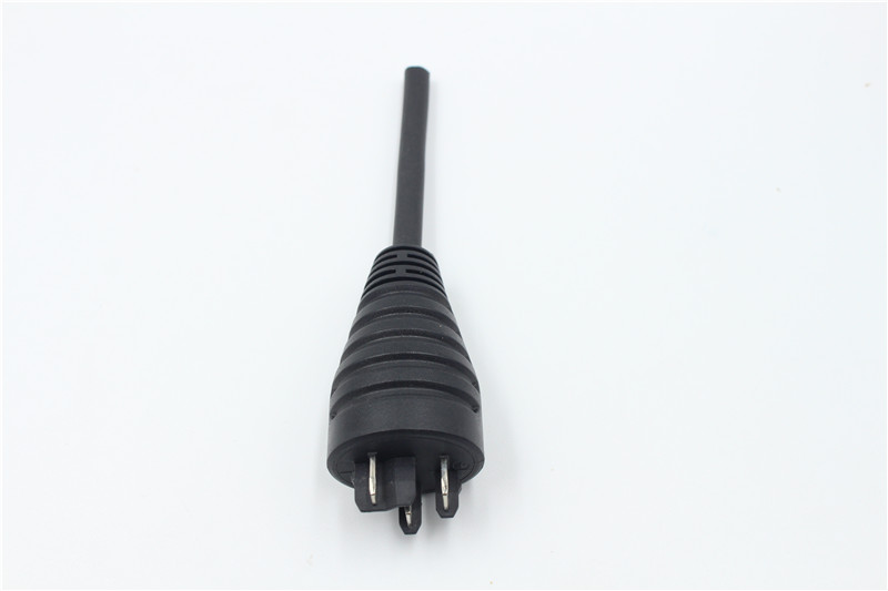 European 3-point plug cable European standard power cable triangle plug