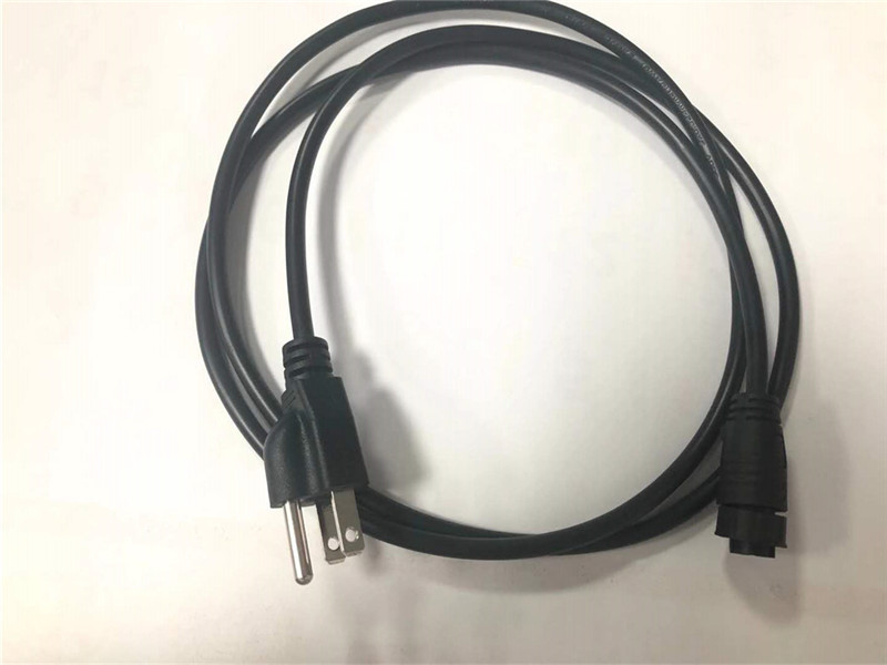 300V AC to M12 connector L=3Meter cable assembly