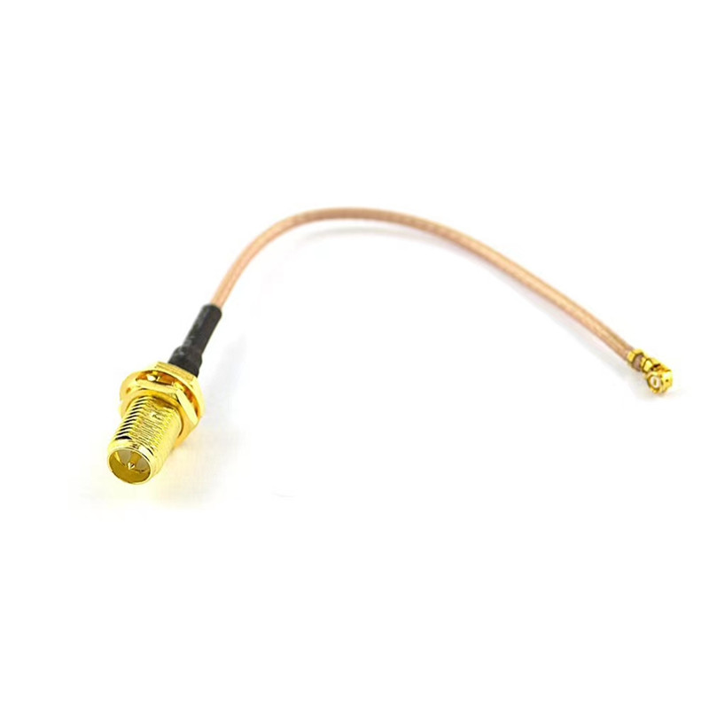 I-PEX to SMA gold plated cable assembly RF 0.5Meter