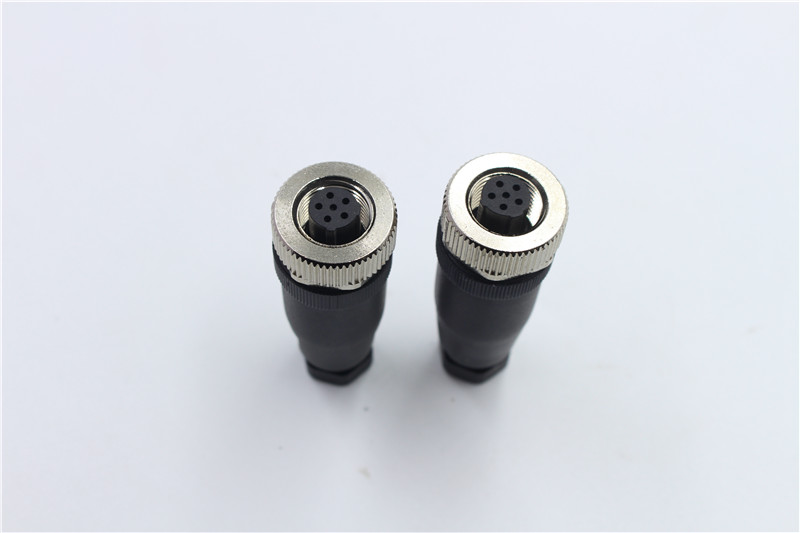 M12 B type 5pin connector B code female connector