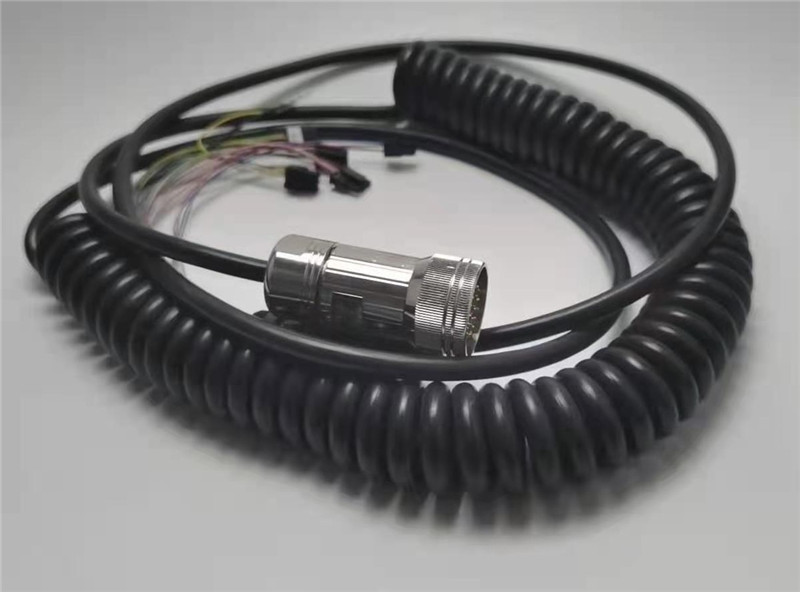 Circular connector M23 24P spring pin cable assembly