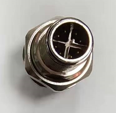 Industrial M12-8pin X-coded male connector