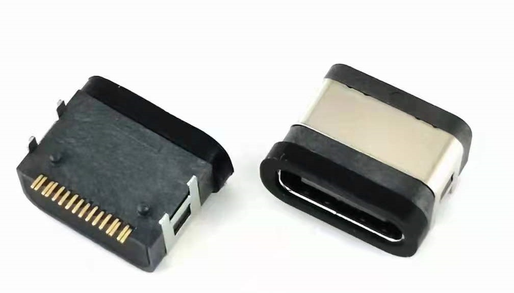 USB type C female charging connector for mobile phone