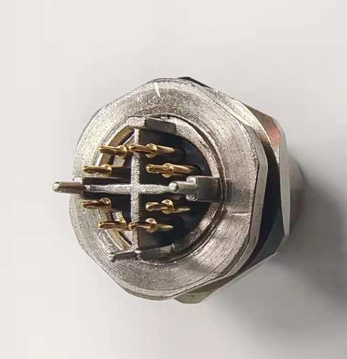industrial X coded M12 8pin female connector