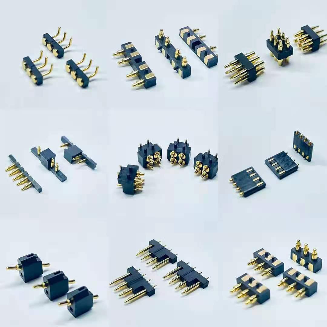 Mini batter signal pogo  pin plastic connector