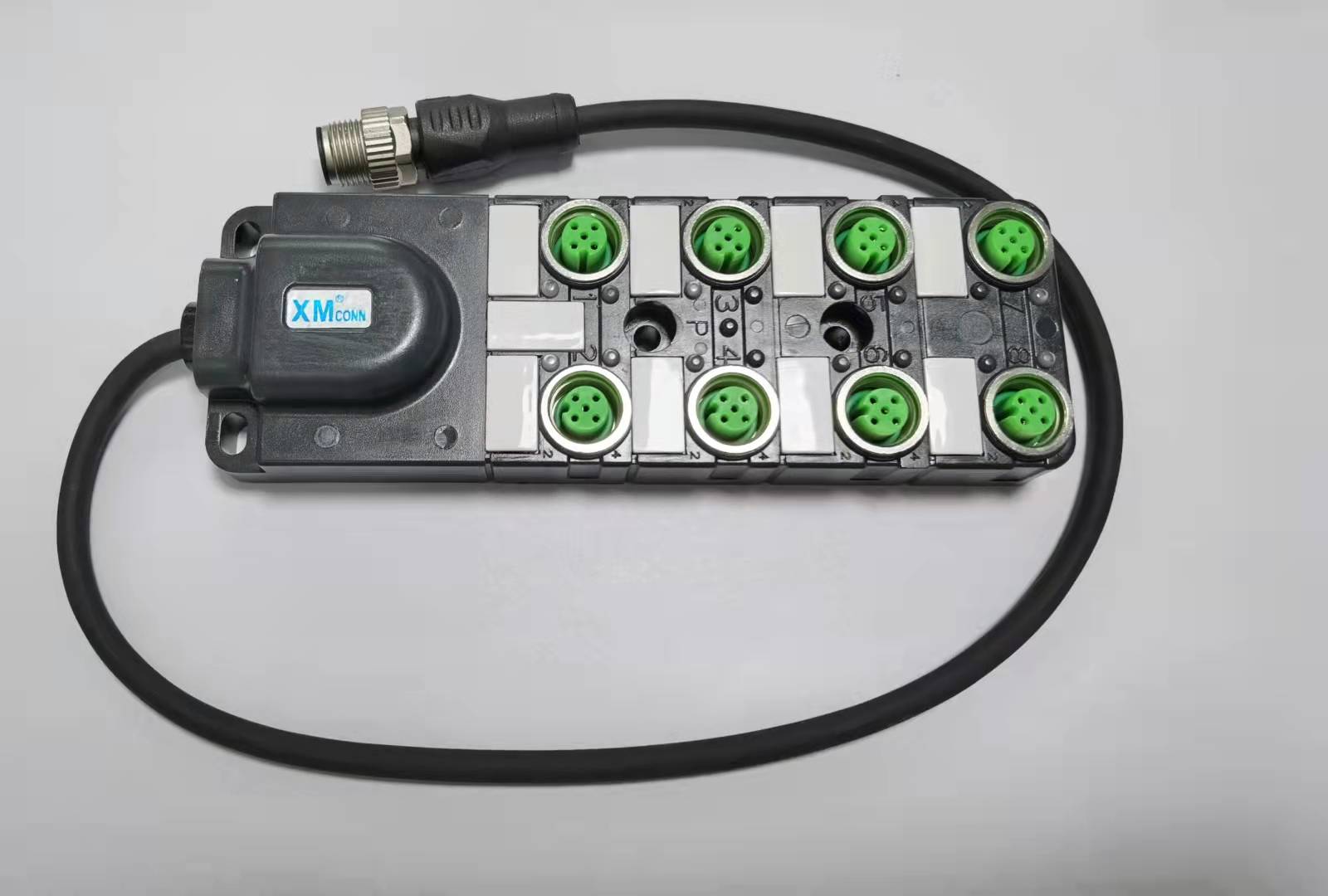 M12 CAN BUS 1X8 female connector output junction box