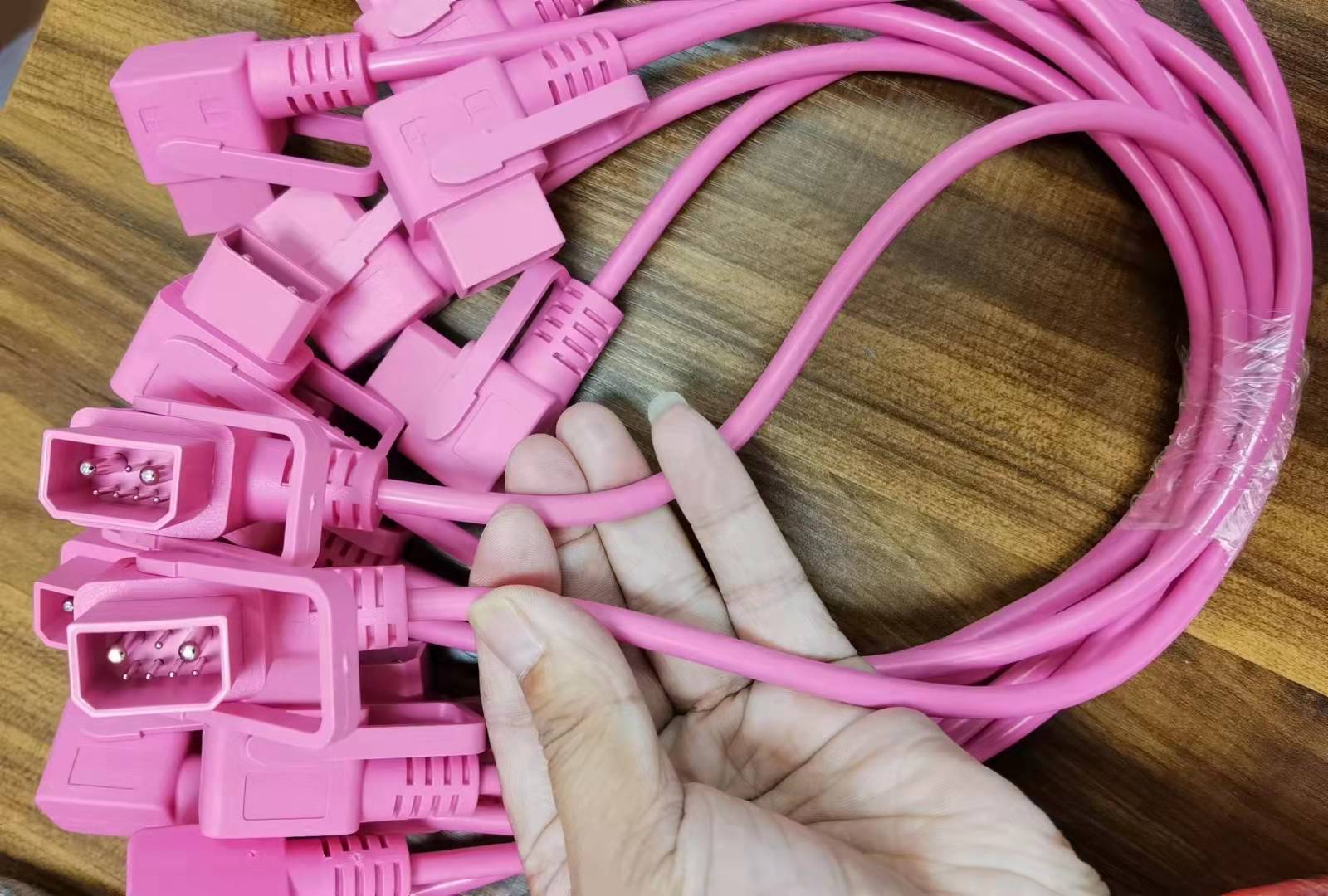 Replacement power battery connector2+5 Pink craft 20A cable