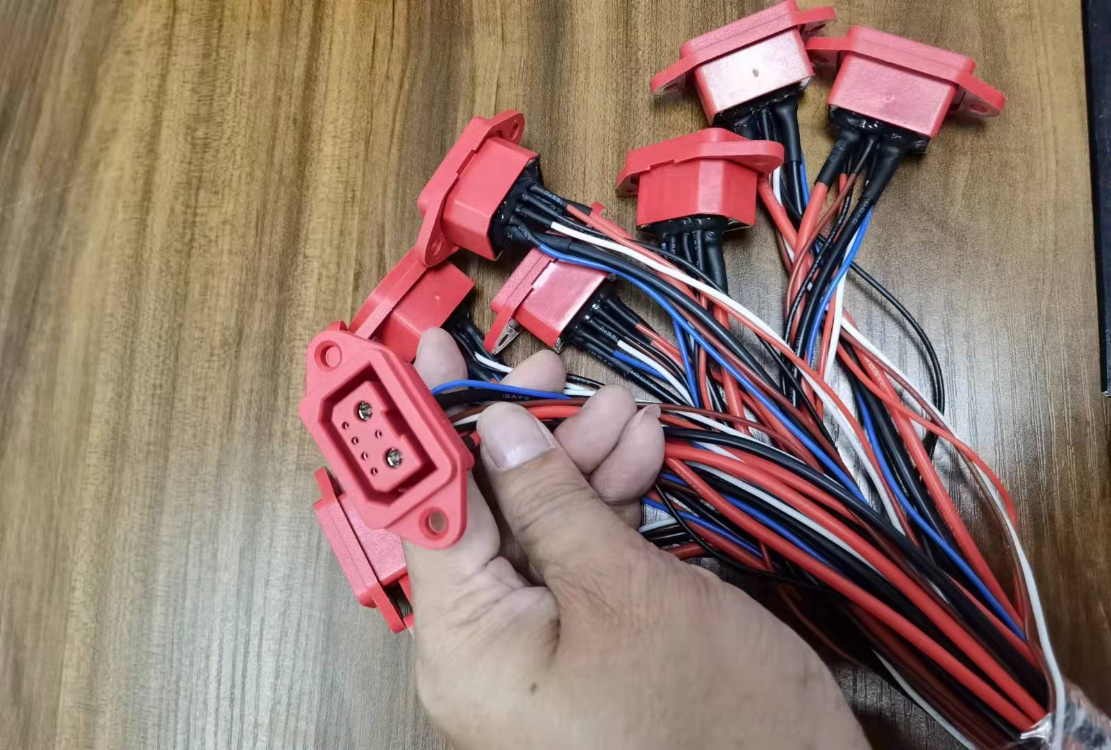 2+5 battery red colours panel connector 30A