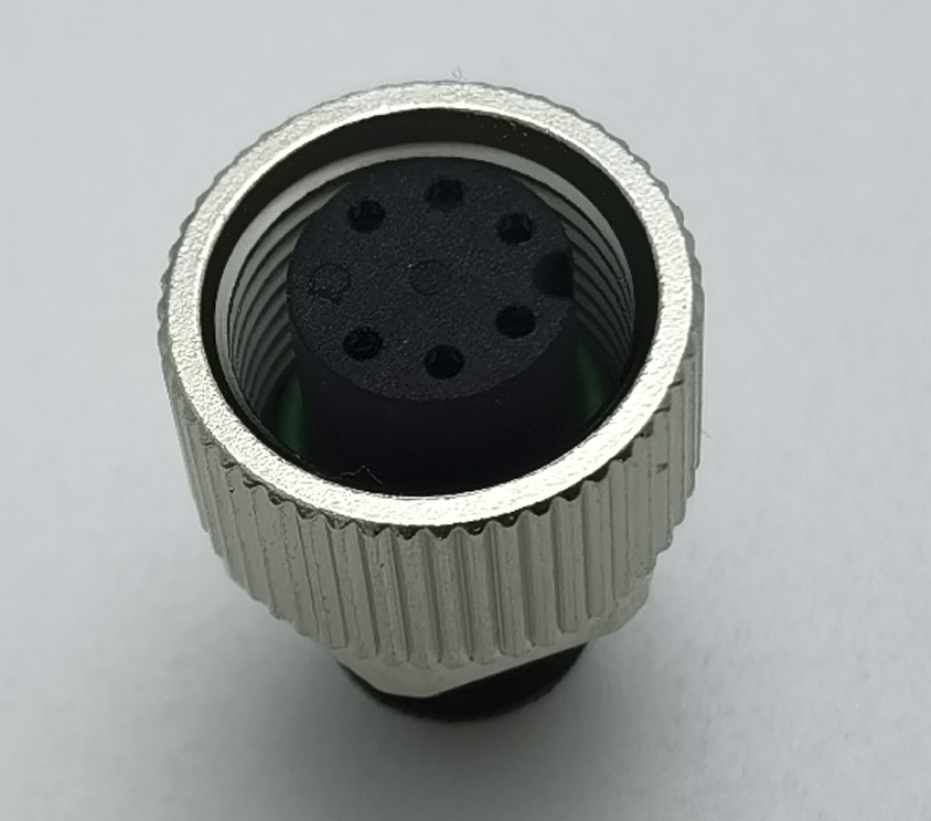 M12 6PIN female connector A type connector