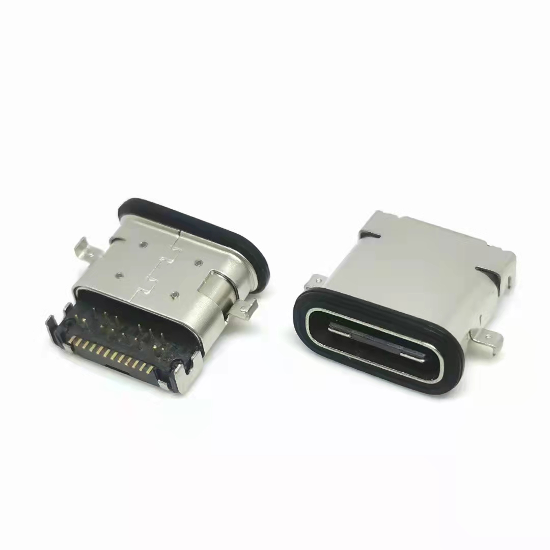 USB C SMT female connector waterproof IP68 connector