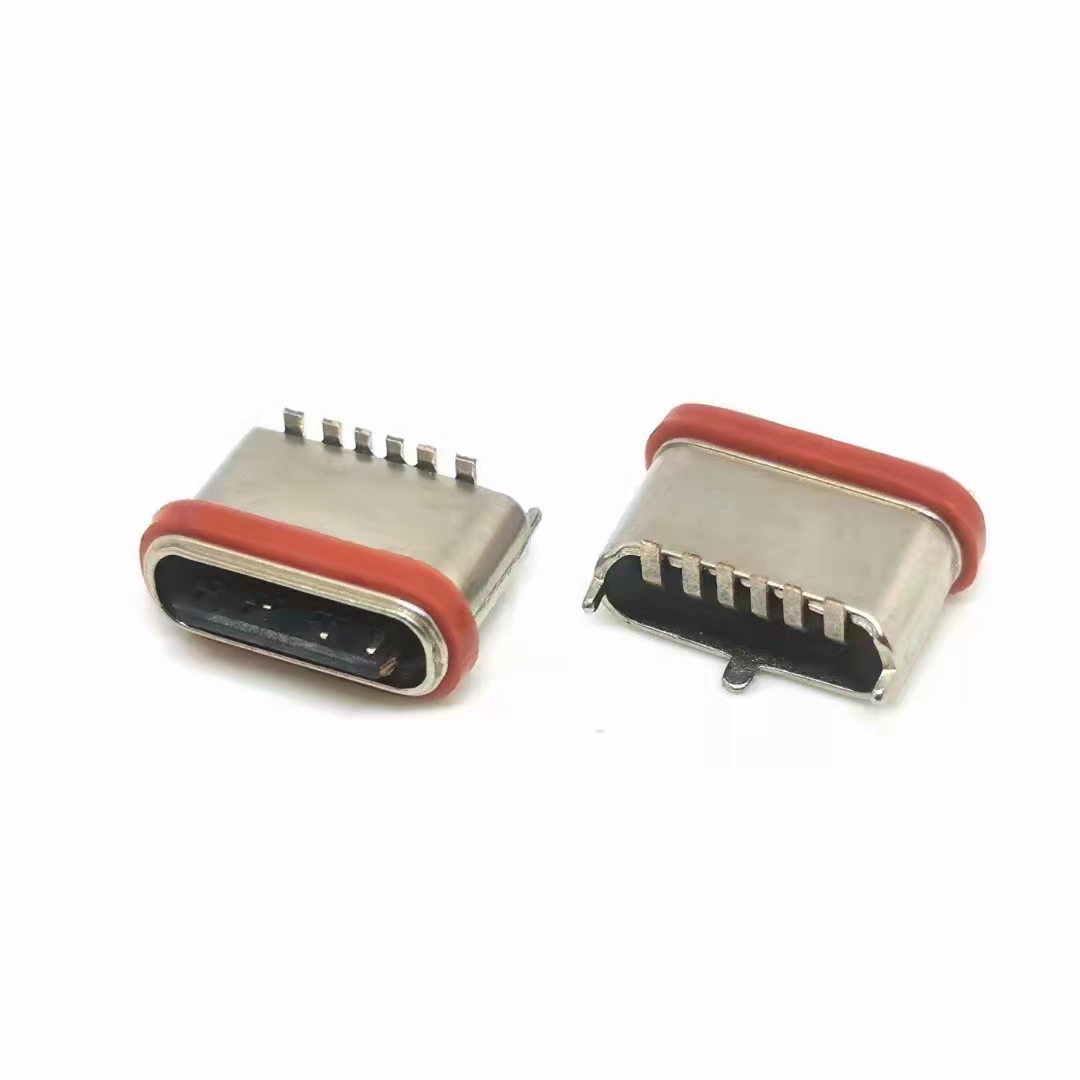 SMT 180 degree PCB insert 3C device connector USB type C connector female