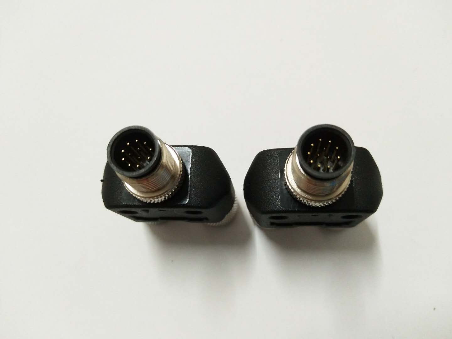 M12 connector 12pins Y spliter 1 male 2 female connector