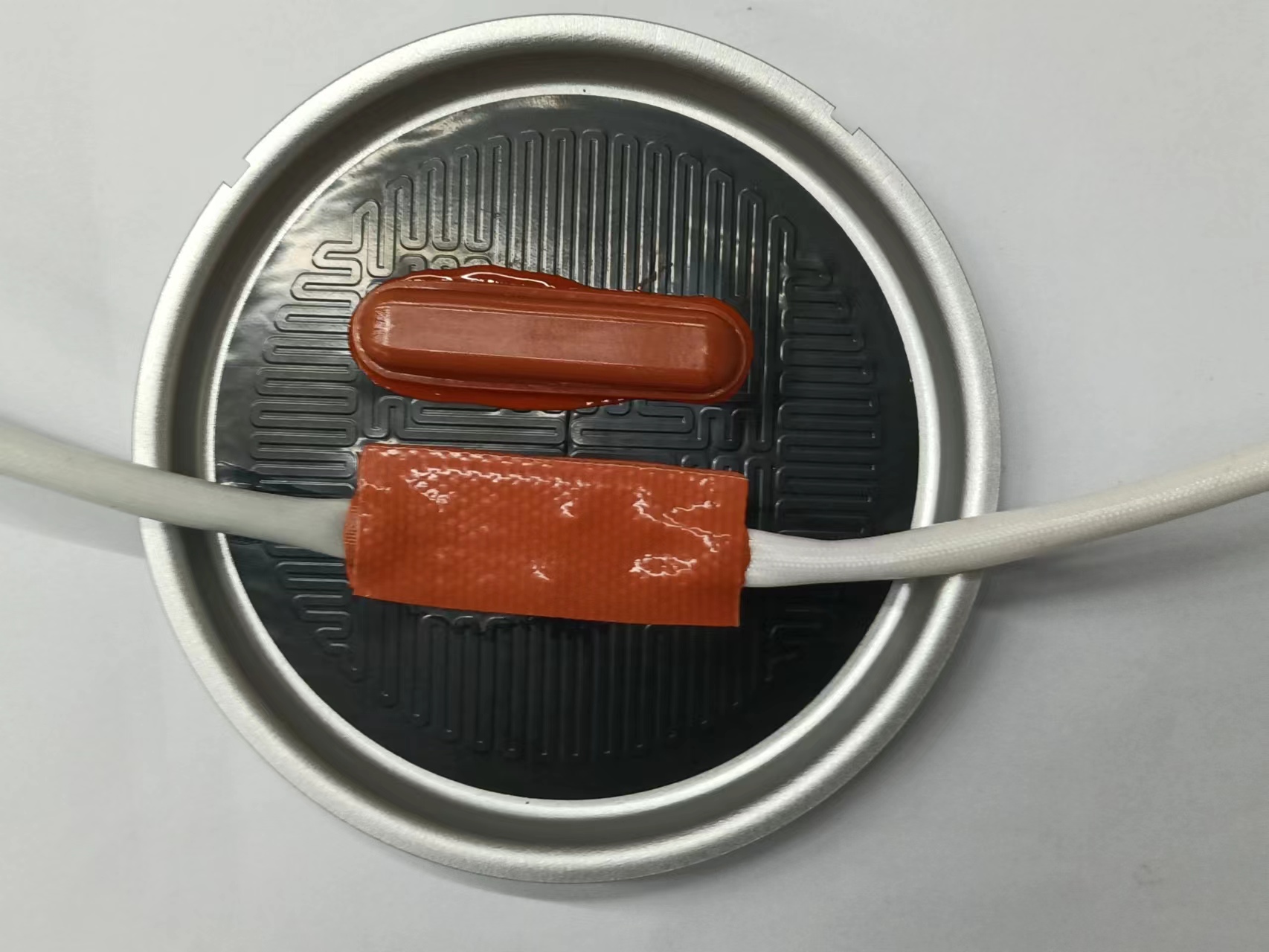 Household ventilator graphene heating aluminum box cable assembly