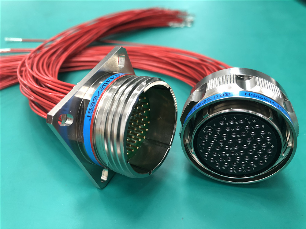 Sea water connector 500m deep sea water proof connector cable assembly