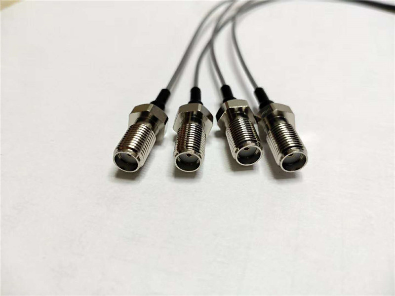 Coaxial cable microwave RF connection wire