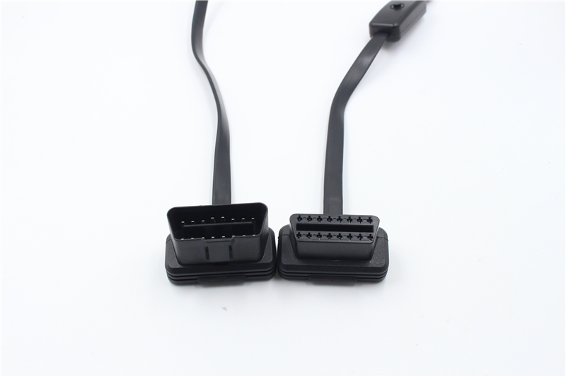 Automobile OBD2 splitter extension waterproof cable assembly