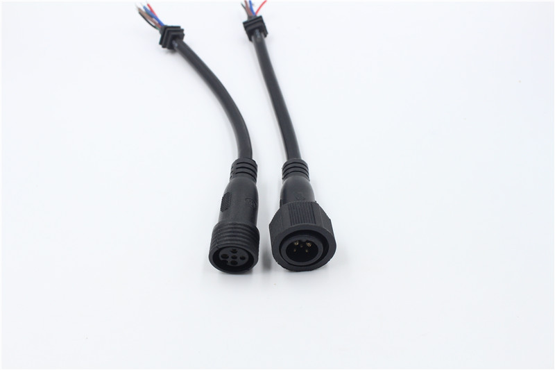 M12 connectors LED 5pin 10A harness assembly waterproof cable assembly