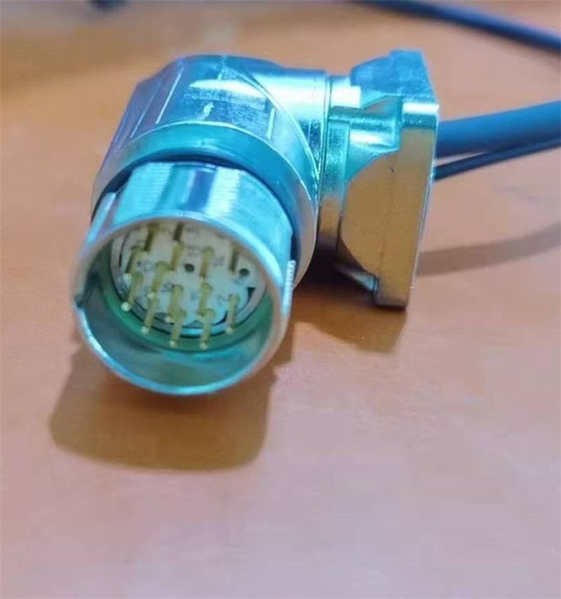 17pin M23 connector male cable panel assembly
