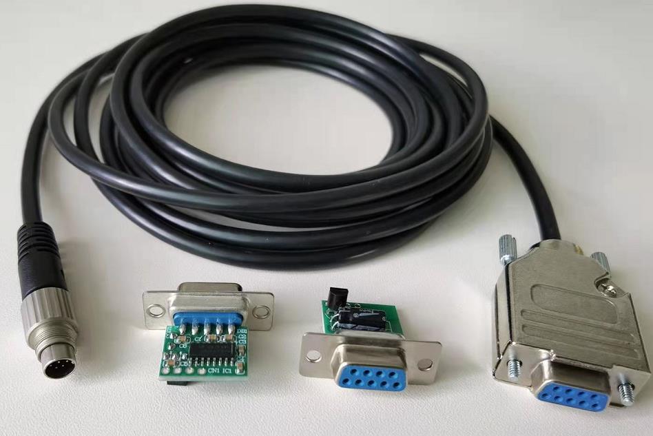 M9 8pin connector with DB-9 RS232 wire harness cable