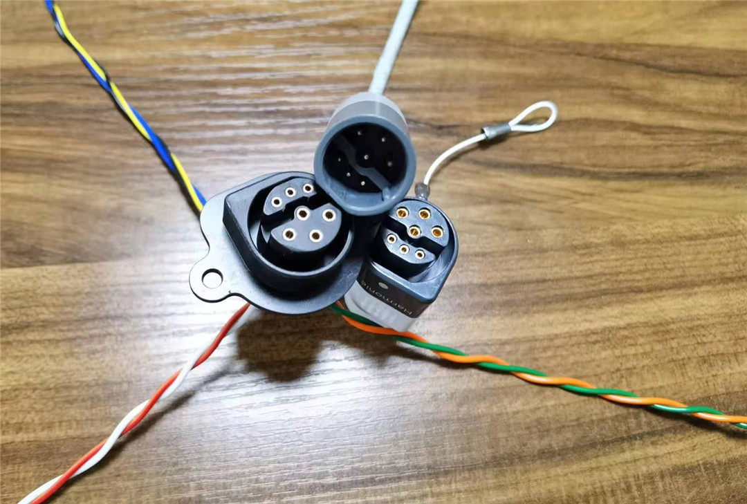 Ultrasonic scalpel main machine socket connector imitates  Medical connector