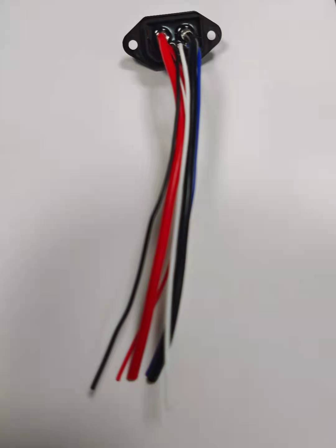 Motorcycle battery charging 2 + 4 connector