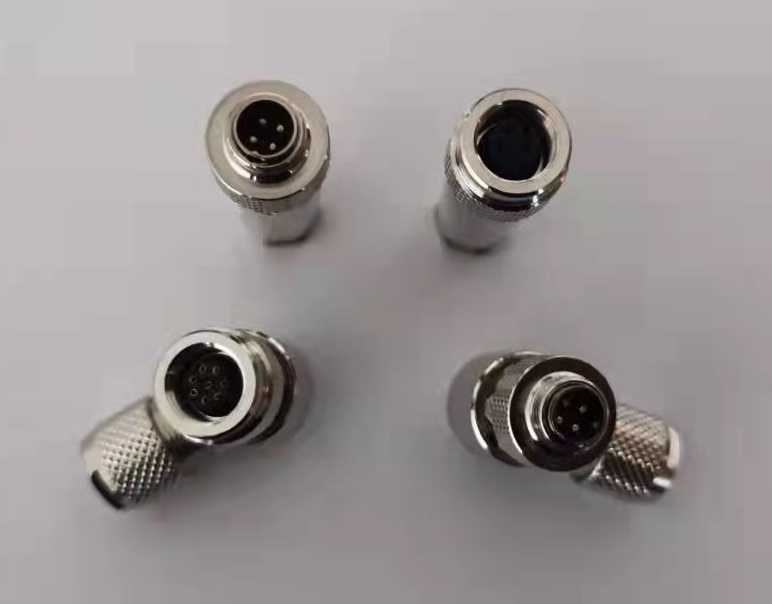 M9 industrial connector 4pin 5pin 8pin connector