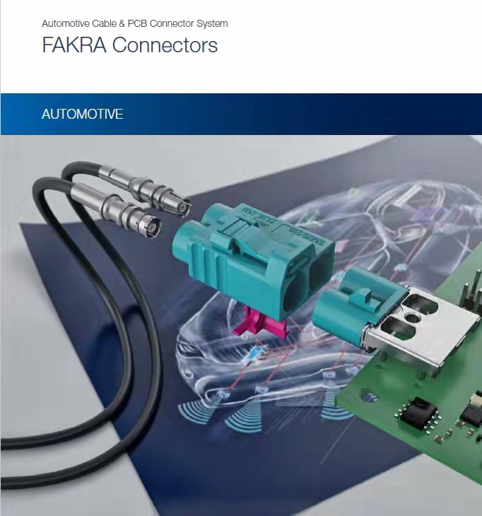 FAKRA Connectors automotive PCB connector system and RF connectors