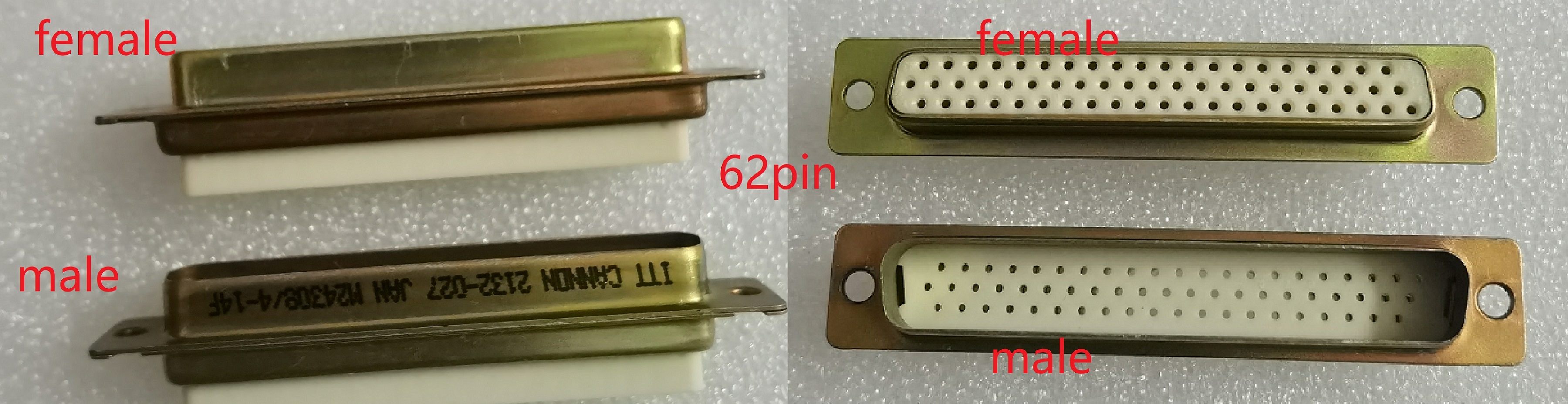 M243083-5F Rectangular connector 50pins公头母头M243081-14F