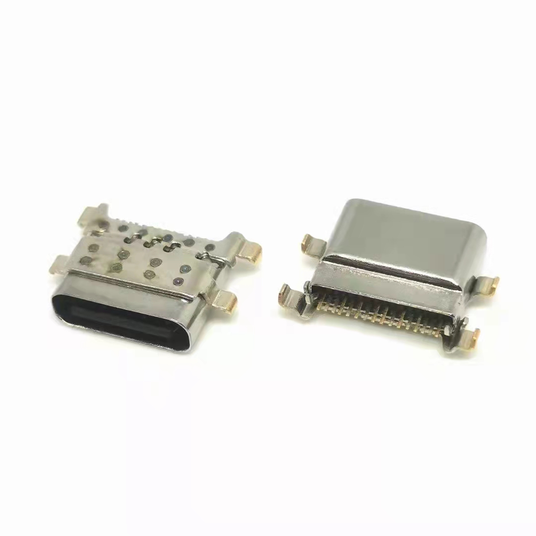 USB C 4-corner SMT 3.0 female connector grab board connector