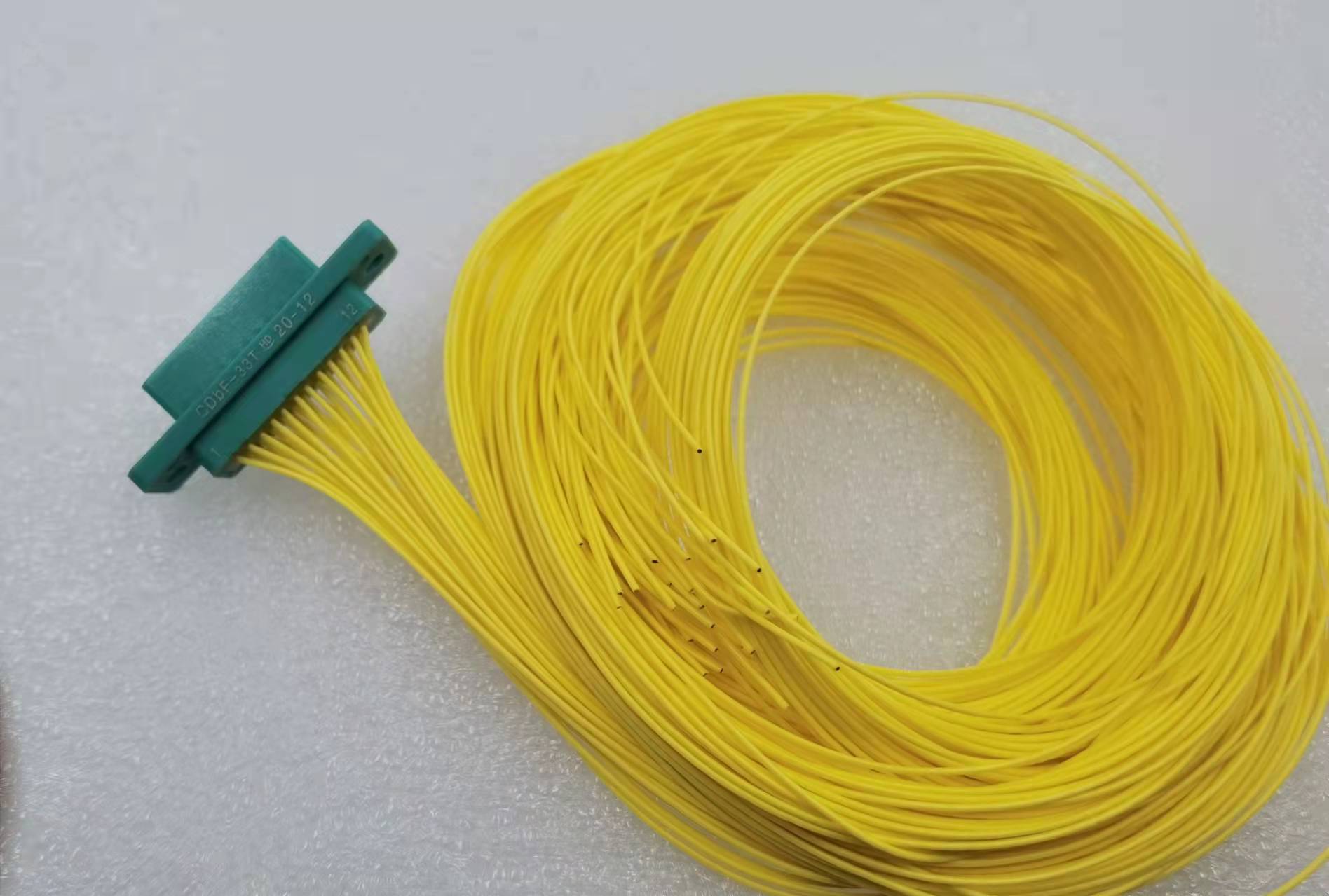 33pins twist pins female connector 500mm wire length for cdbf connector