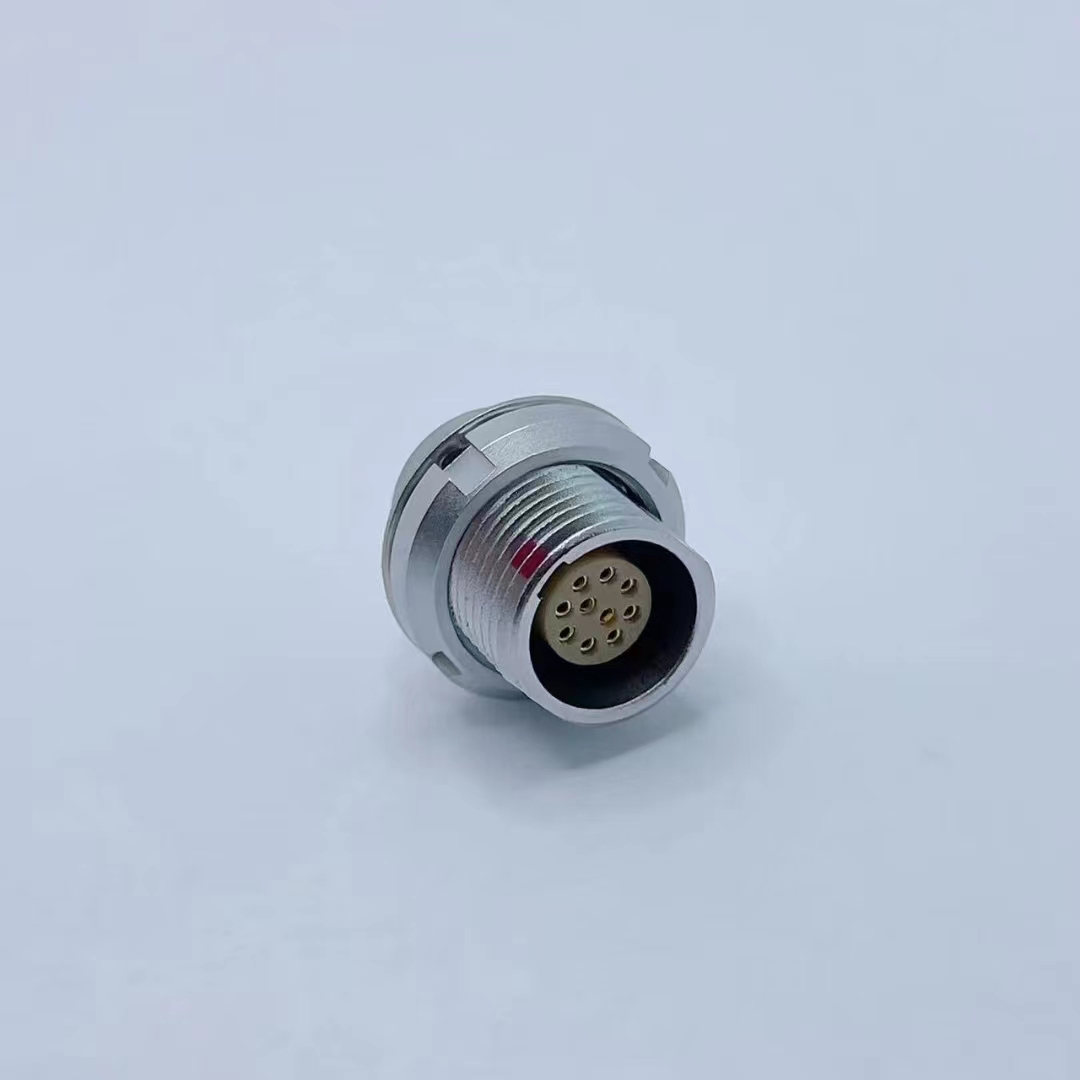 push pull 10pins panel connector medical connector