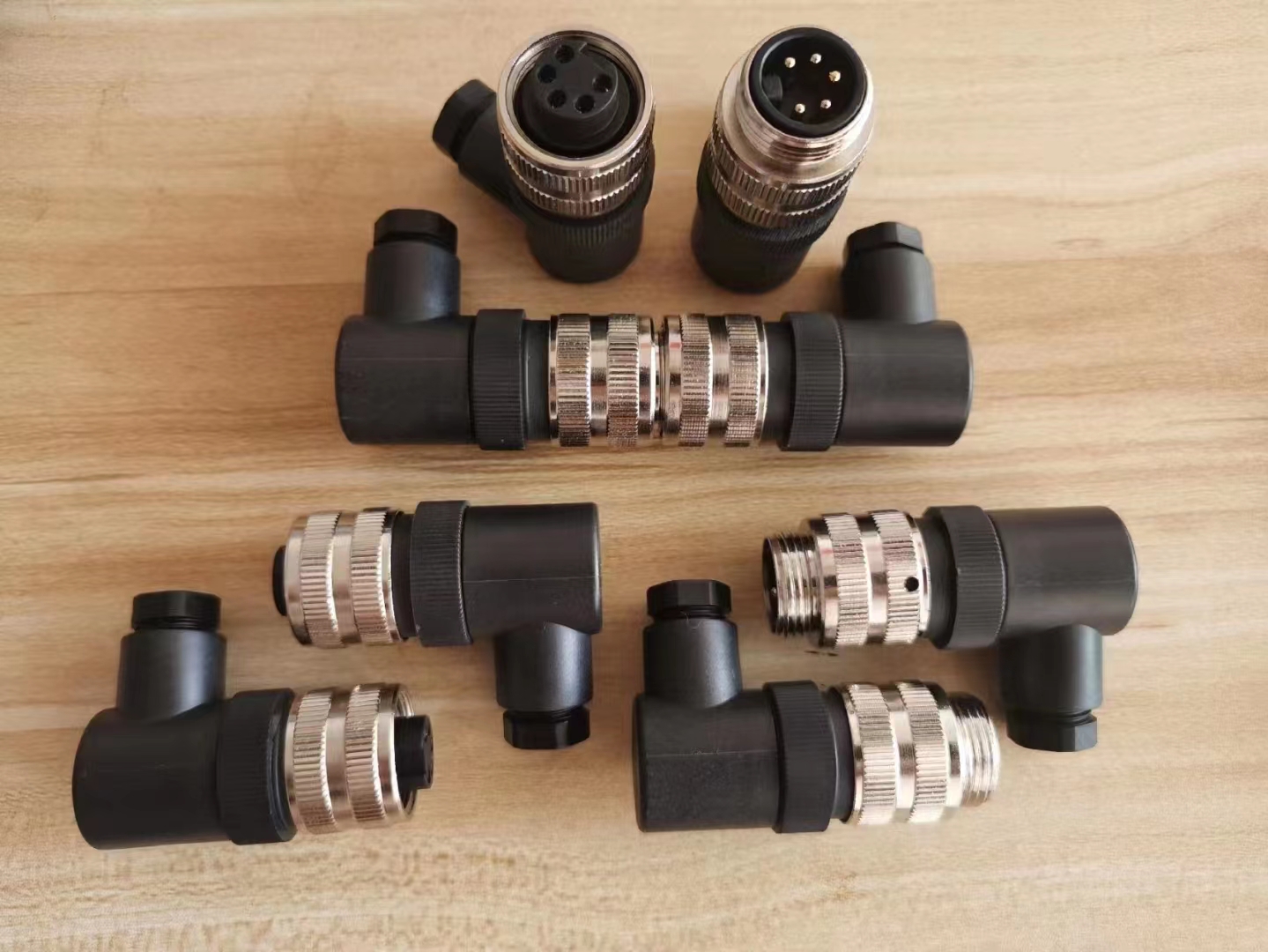 7/8 right angle connector 5pin industrial connector